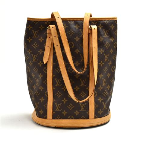 louis vuitton monogram canvas bucket gm bag|louis vuitton pre owned monogram.